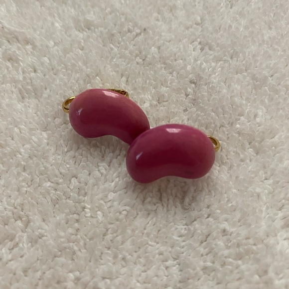 3 Pair Vintage Clip on Earrings Gold and Piink. - Picture 6 of 6